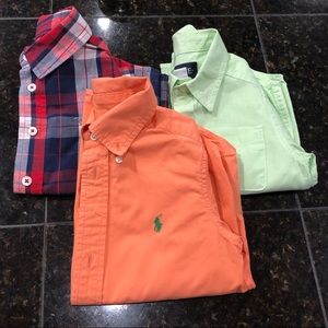 Toddler3T button down polo shirts